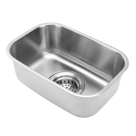 Xirurus Drop In Bar Sink 12.6 x 8.66 x 4.72 inches Undermount Single Bowl 304 Stainless Steel Kitchen Sink with Drain Kit for Cars Boats RVs Yachts