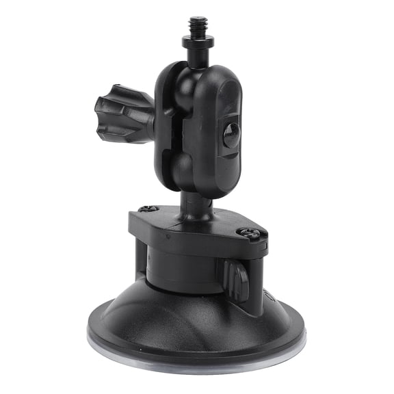Xirurus Dual Ball Head Universal Car Window Windshield Suction Cup Mount Bracket with 1/4 Inch Screw for Digital Sports Action Camera