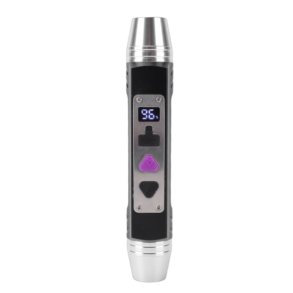 Xirurus Dual Light Source Jade Appraisal Flashlight 360LM USB Rechargeable LED Gemstone Identification Pen Light for Jewelry Beeswax (6.10 inches / 15.5 cm)