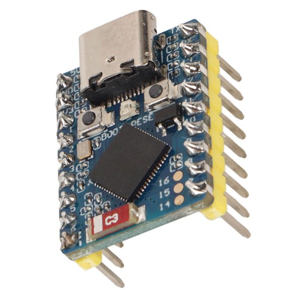 Xirurus ESP32-S3 Mini WiFi Development Board Dual Core LX7 240MHz Microcontroller with 512KB SRAM 2MB PSRAM BT5.0 for Motherboard (2.75 inches / 7 cm)