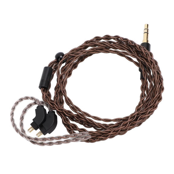 Xirurus Earphone Cable 2 Pin 0.78mm OFC Replacement Detachable Cable 3.5mm Headsets Wire, 3.94 ft / 1.2 m