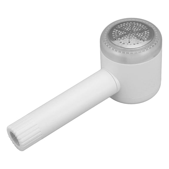 Xirurus Electric Lint Shaver Fuzz Removing 6 Blades High Efficiency Fabric Defuzzer for Clothes Carpet Couch Rechargeable Sweater Pilling Trimmer with USB Cable, White