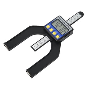 Xirurus Electronic Height Depth Gauge Digital Display Woodworking Ruler Measure Tool Caliper 0-3.15 inches / 0-80mm for DIY Construction Measuring Distance Accurate Measurement