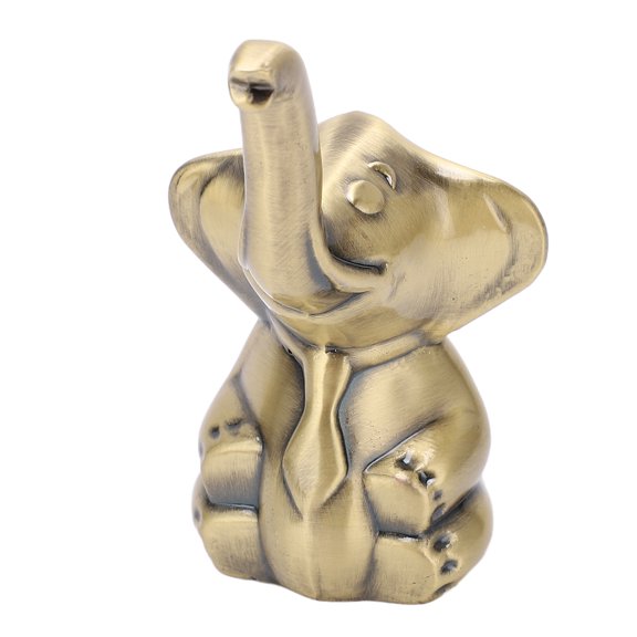Xirurus Elephant Statue Ring Holder for Jewelry Vintage Zinc Alloy Decorative Practical Jewelry Organizers Makeup Table Accessories Gift 1.65 x 1.18 x 2.56 inches (4.2 x 3 x 6.5 cm)
