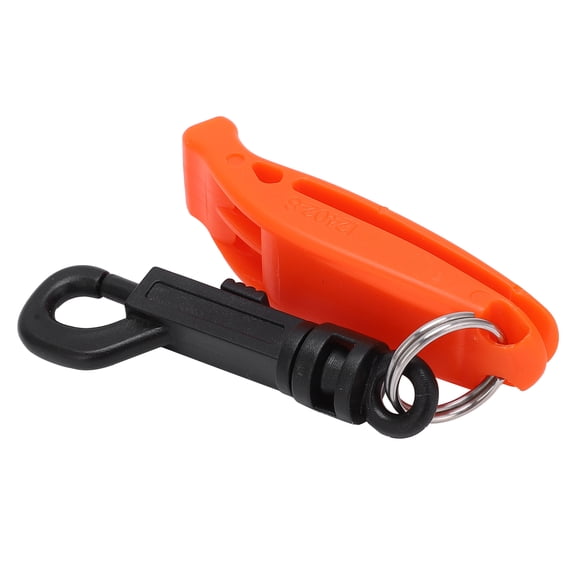 Xirurus Emergency Whistle Dual Frequency Multifunctional Orange Safety Warning Whistle for Boating Fishing Camping Hiking Survival Tool Water Sports Lifeguard Gear