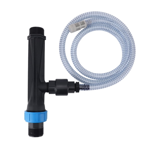 Xirurus Fertilizer Injector for Drip Irrigation 2 Inches Venturi Fertilizer Mixer Injector Device with Check Valve and Water Tube for Garden Agriculture Lawn Watering System (2 inches / 5.08 cm)
