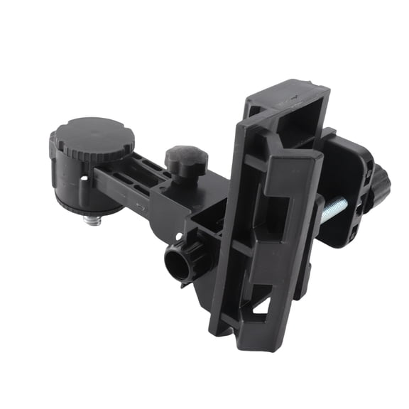 Xirurus Fine Tuning Bracket Level Adapter 360 Degree Adjustable Support L Shape Pivoting Base with Clip Wall Ceiling Mounted (7.48 in / 19 cm)