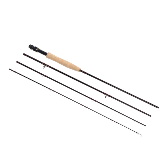 Xirurus Fly Fishing 4 Section Fishing Pole Carbon Telescopic Rod with Storage Bag 7.87 ft / 2.4 m