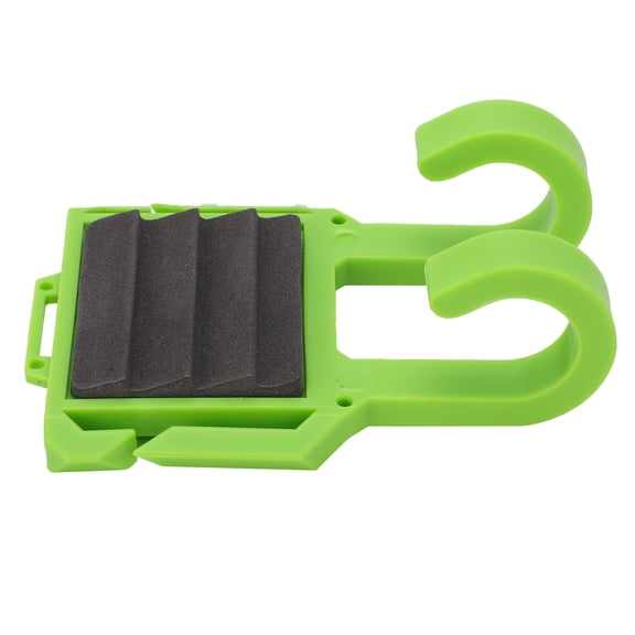 Xirurus Fly Fishing Rod Holder Clips ABS Green Rod Support Belt-Mounted Fishing Accessory (5.12 in / 13 cm)