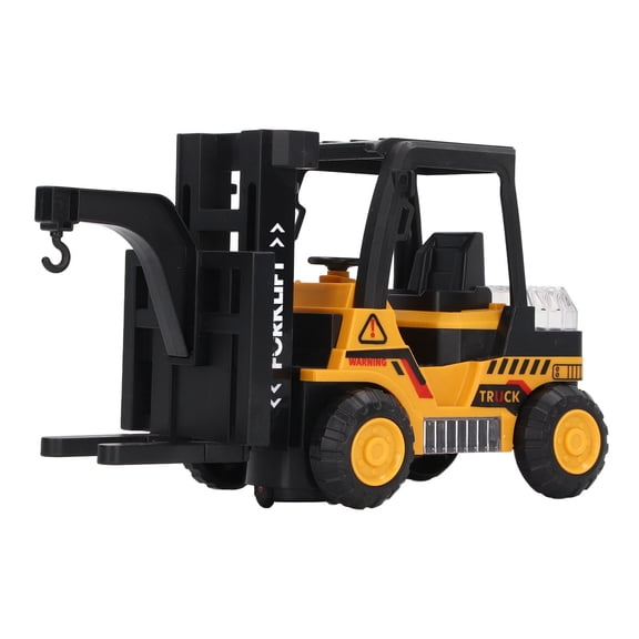 Xirurus Forklift Toy Simulation with Cool Lighting Dynamic Music Universal Wheels Engineering Construction Forklift Toy for Kids Boys Girls 10 inches / 25.4 cm