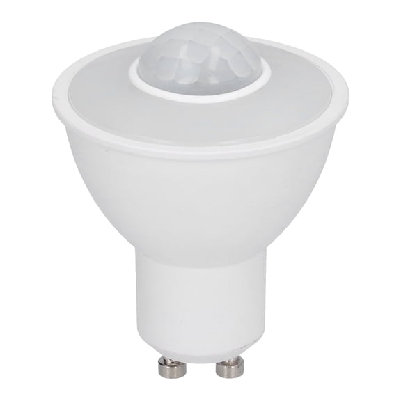 Xirurus GU10 Infrared Body Sensing LED Light Bulb 5W (500LM) 6000K White Light for Ceiling Corridor, AC100-240V