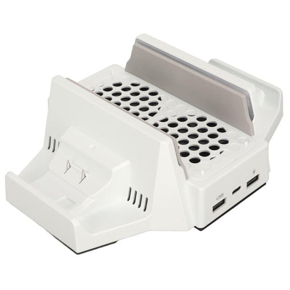 Xirurus Game Console Cooling Stand 4 Level Adjustable Speed Cooling Fan with Dual Charging Station for Xbox Series S