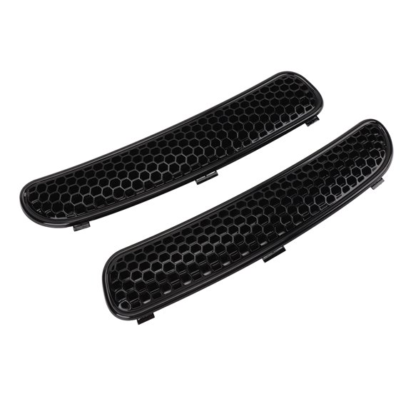 Xirurus Glossy Black Hood Vent Grille 51137122506 Front Air Vent Grille Cover for Mini Cooper R50 R53 Cabrio R52, 1 Pair