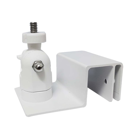 Xirurus Gutter Mount for Mini Dish, Adjustable Angle Dish Mounting Bracket Kit with Aluminum Alloy Adapter, Heavy Duty Outdoor Antenna Mount, 3.54 in / 9 cm