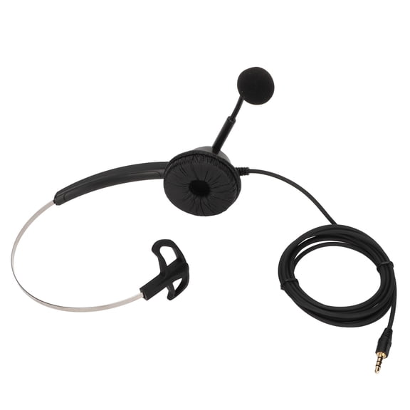 Xirurus H360-3.5 Telephone Headset with Noise Reduction, Comfortable Single Ear Customer Service Call Center Headphones for 3.5mm Devices (19.00 x 14.00 x 4.00 inches / 48.3 x 35.6 x 10.2 cm)