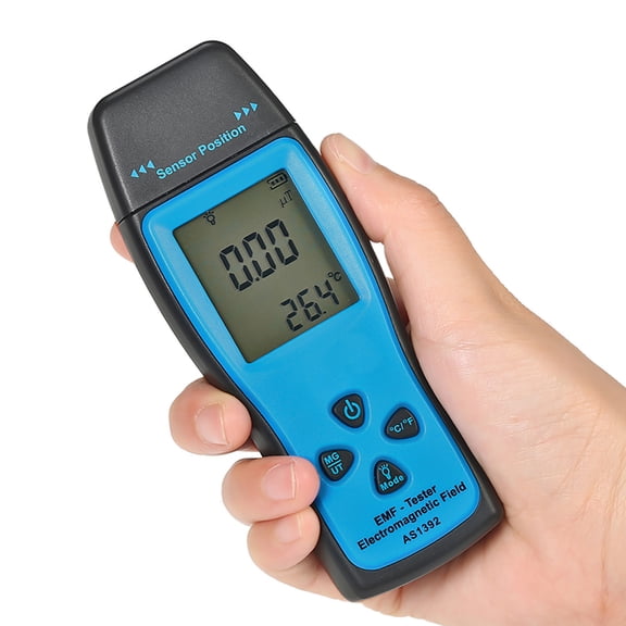 Xirurus Handheld Mini Digital LCD EMF Tester Electromagnetic Field Radiation Detector Meter Dosimeter Tester Counter[cite: 1]