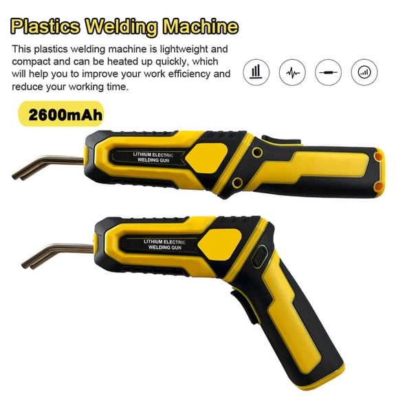 Xirurus Handheld Plastics Welding Machine Portable 90 Foldable Handle Car Panel Crack Repairs Kit Thermal Cutting Hot Stapler Tool Set with 400PCS Stapling Nails 10.83 inches / 27.5 cm