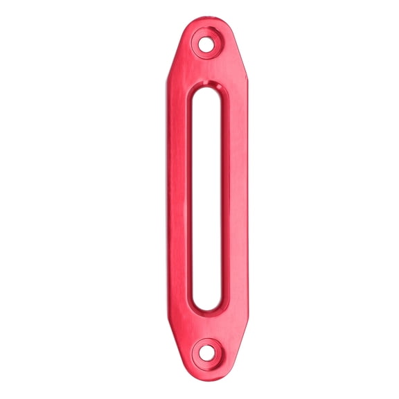 Xirurus Hawse Fairlead 10 Inch 12000LB Aluminum Winch Guide for ATV UTV Towing Synthetic Rope Red Color Premium Offroad Recovery Sleek Billet Anodized Design Dependable Heavy Duty Fairlead Shackle