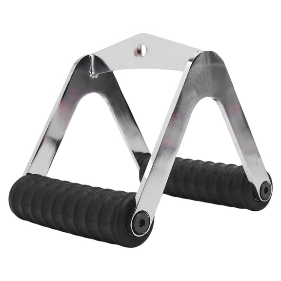 Xirurus Heavy Duty Steel Rowing Handle Cable Attachment Pull Down Grip for Weight Workout Home Gym, 19x16x16 Inches / 48.2x40.6x40.6 CM