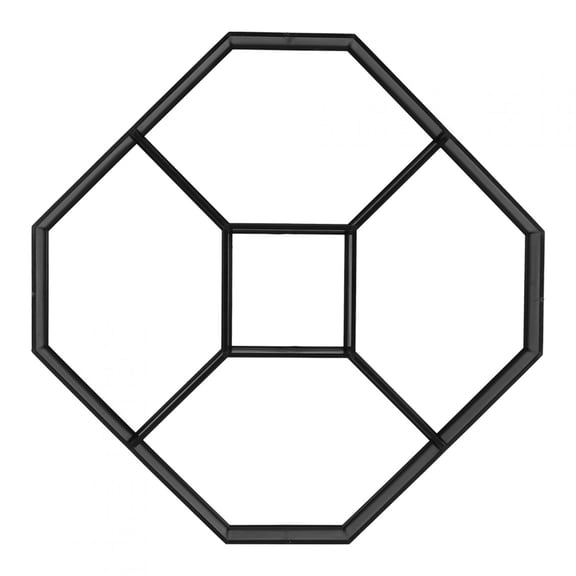 Xirurus Hexagonal DIY Concrete Paving Mold Cement Brick Walk Paths Maker for Garden Yard Patio 15.9 in / 40.5 cm Reusable Plastic Stepping Stone Creator