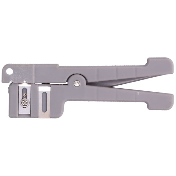 Xirurus Horizontal Fiber Optic Coaxial Cable Stripper Mini Manual Wire Stripping Tool for 0-3.2mm Coax Hand Tool PVC Construction High Precision Easy Operation 7.09 inches / 18 cm Length[cite: 1]
