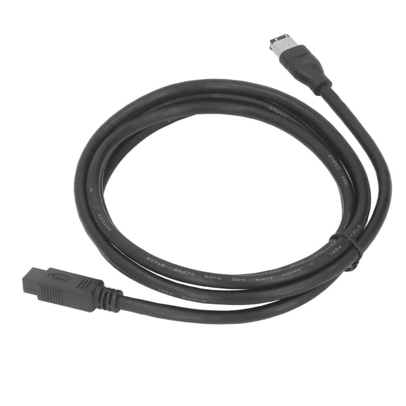 Xirurus IEEE 1394 Firewire DV Cable 800Mbps 9 Pin to 6 Pin Male to Male Cord 5.9ft / 1.8m for Camcorder Camera Printer
