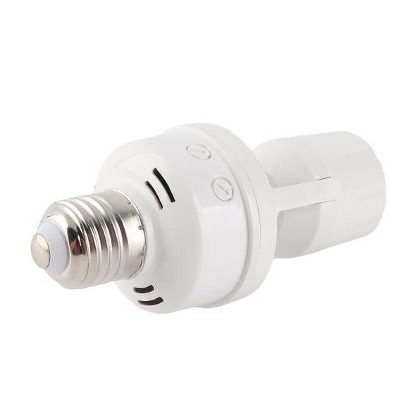 Xirurus Infrared Motion Sensor Light Socket Energy Saving LED 60W E27 Screw in Motion Activated Light Bulb Holder for Home Use 2.2 inches / 5.6 cm