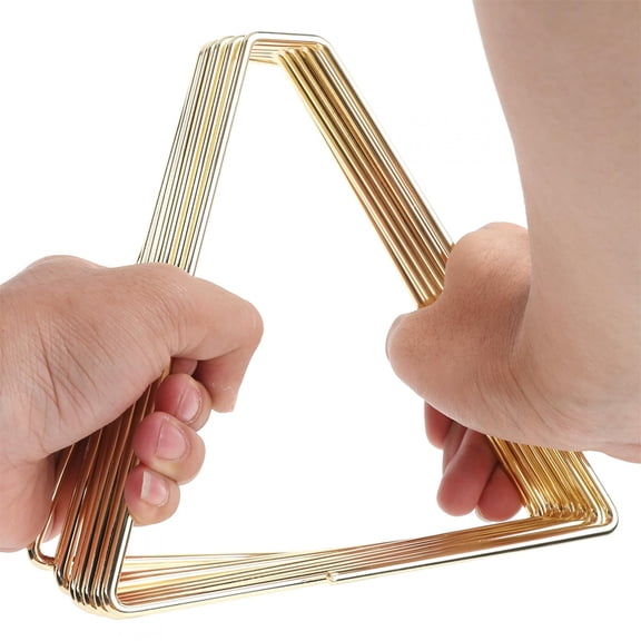 Xirurus Innovative Desktop Flexible Folding Metal Bookend Book Stand Holder Organizer for School Office, Modern Geometric Design, Gold, 6.7 inches / 17 cm, 15.7 oz / 446 g