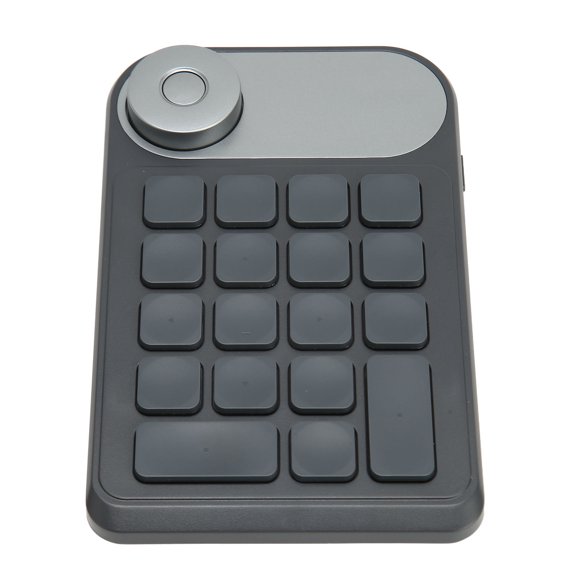 Xirurus Keydial Keyboard 18 Customizable Keys 2.4 GHz Wireless Mini Custom Keypad for Drawing Tablet