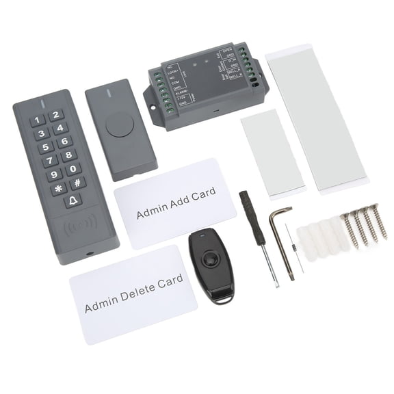 Xirurus Keypad Access Control System IP66 Waterproof Wireless Controller Smart Door Lock Kit for Home Office
