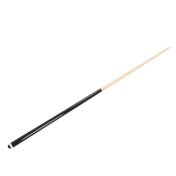 Xirurus Kids Mini Pool Sticks Set of 2, 47.24 Inches / 1.2M 1/2 Split Wooden Billiard Cues, Black Rear Handle Replacement Cue Stick for Children Practice and Home Game Tables