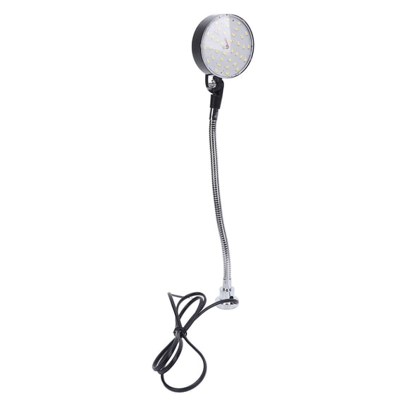 Xirurus LED Machine Light 5W 36 LEDs 1500LM 6500K 11.81 inches / 30 cm Flexible Gooseneck Magnetic Base Work Light DC12-85V