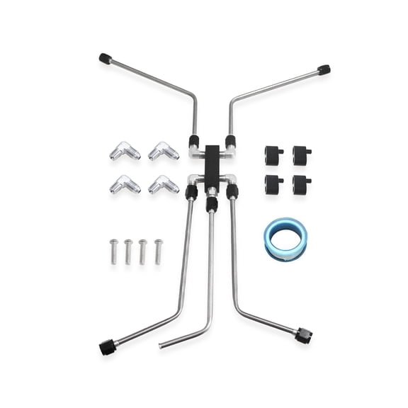 Xirurus LS Stainless Coolant Crossover LS1 LS2 LS3 LS6 Replacement Engine Steam Vent Kit 9.06 inches / 23 cm