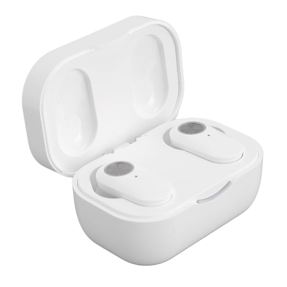 Xirurus Language Translator Earbuds 360 Degree Surround Sound TWS Mini Bluetooth 5.3 Earphones for 144 Languages with APP Android iOS White