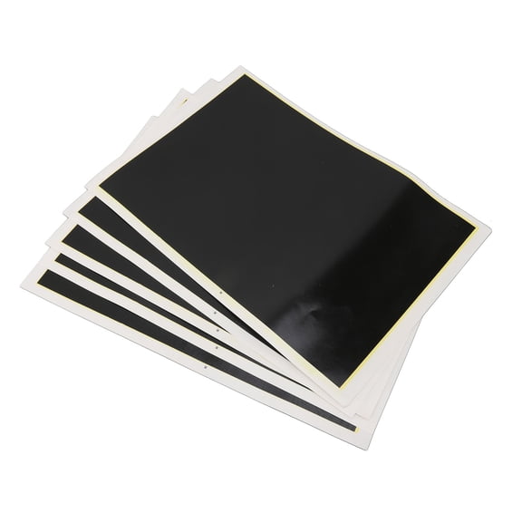 Xirurus Laser Engraving Marking Color Paper, 5 Pcs Professional Heat Transfer Black Marking Paper for Co2 Fiber Laser Engraving Machines, 15.35 x 10.63 Inches / 39 x 27 CM Blank Engraving Sheets