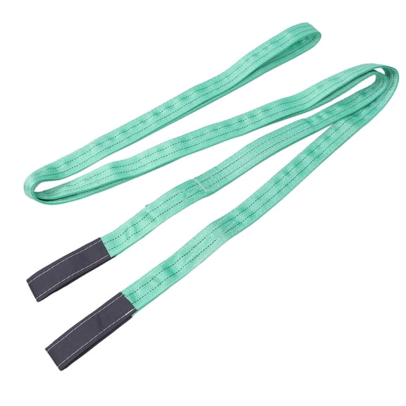 Xirurus Lift Sling Strap 6M 2T Load Bearing Reinforced Loop Polyester High Strength Rigging Lifting Strap Heavy Duty Crane Hoist Equipment (19.69 ft / 6 m)