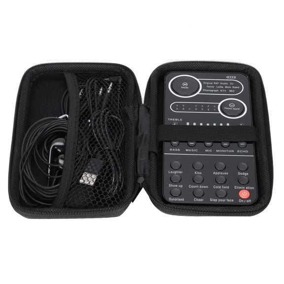 Xirurus Live Sound Card Set and Voice Changer Mixer for Mobile Phone Computer Universal Intelligent Noise Reduction Audio Sound Card Set (20.0x11.0x4.0 cm / 7.87x4.33x1.57 inches)