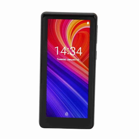 Xirurus MP3 Player 4.0 Inch Touch Screen Noise Reduction FM Radio Electric Book Recording HiFi Music Player with Bluetooth WiFi Black 16+64GB