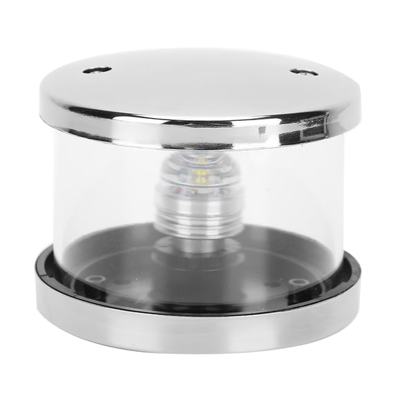 Xirurus Marine Boat Yacht Navigation Signal Light All Round Anchor LED Lamp IP66 3W DC 12V-24V Transparent Shell (3.94 inches / 10 cm)
