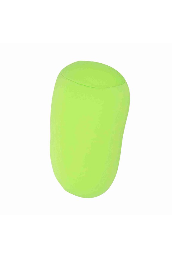 Microbead Back Cushion Roll Throw Pillow Travel Home Sleep Neck Support Comfortable Green 11.8 inches / 30 cm