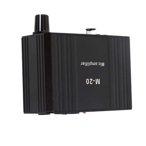 Xirurus Microphone Preamp High Gain 48V Phantom Power XLR Output Mic Preamplifier for Dynamic and Condenser Microphones Booster