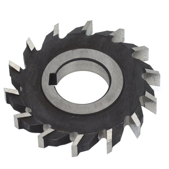 Xirurus Milling Cutter High Speed Steel Straight 14 Teeth Face Mill Disc Drilling Tool 2.5 inches / 63.5 mm Diameter