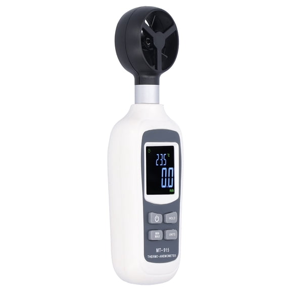 Xirurus Mini Digital Anemometer MT-915 LCD Handheld Wind Speed Gauge Meter For Professional Measurement And Testing Applications (7.03 inches / 178.5 mm)[cite: 1]