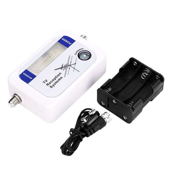 Xirurus Mini Finder Digital Aerial Terrestrial TV Antenna Signal Strength Meter Detector Receiver (4.92 inches / 12.5 cm)