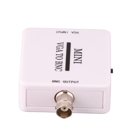 Xirurus Mini HD VGA to BNC 1920 X 1080 USB Video Converter for HDTV Monitors TVs Computers - Analog to Digital Signal Adapter Connector with Power Cable and Fast Transmission Plug and Play[cite: 1]