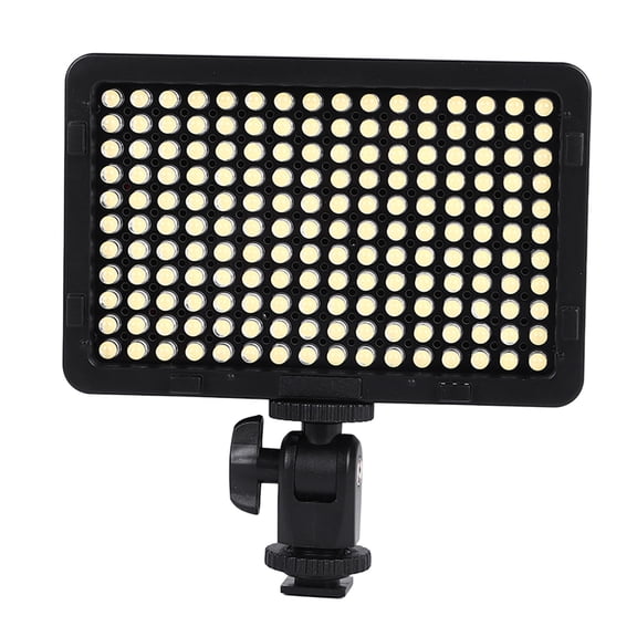 Xirurus Mini Rechargeable 176 LED Video Light On Camera Photography Fill Lamp Dimmable for DSLR Cameras Continuous Output Lighting Portable Vlog Gear