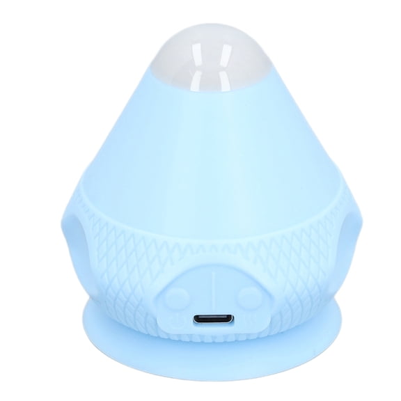 Xirurus Mountable Massage Roller Suction Cup Wall Massager with Vibration and Heating for Deep Tissue Trigger Point Therapy, Neck Back Fascia Muscle Relaxation, Portable Rechargeable Tool, Blue