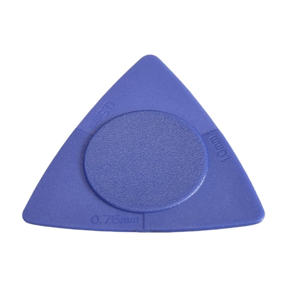 Xirurus Multi-Thickness Guitar Picks for Acoustic Electric Bass Guitars, Premium ABS Plectrums Musical Instrument Accessories Single Piece, 1.5 inches / 38.1 mm, Blue