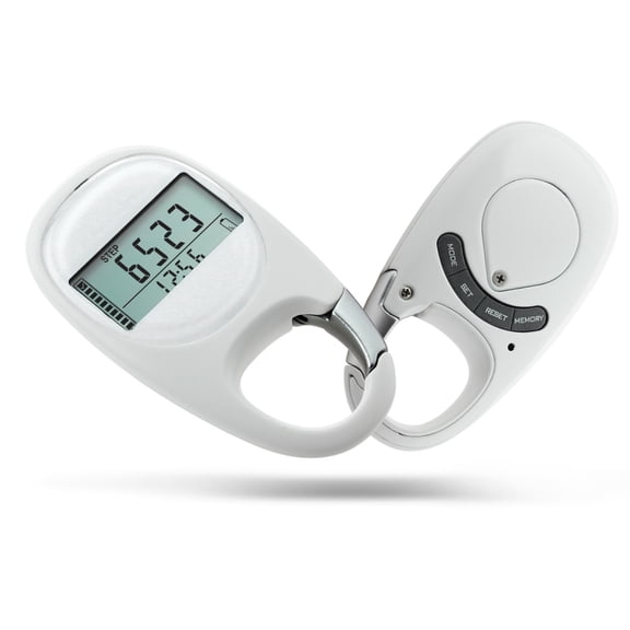 Xirurus Multi-functional Step Counter Portable Pedometer Fitness Tracker for Tracking Steps Walking Distance Calories Fitness Monitor for Men Women[cite: 1]