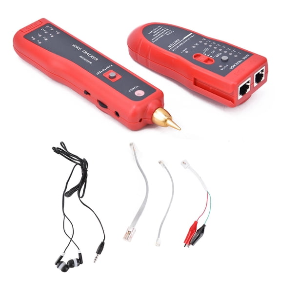 Xirurus Multifunction Cable Tester Wire Locator Line Finder for Telephone Line Network Cable RJ11 RJ45